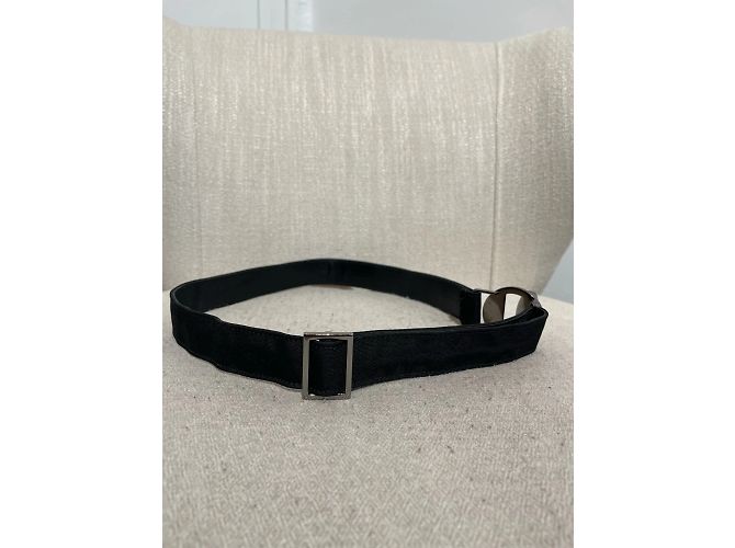 GUCCI Gürtel T.CM 80 Stoff Schwarz - Ansicht 3