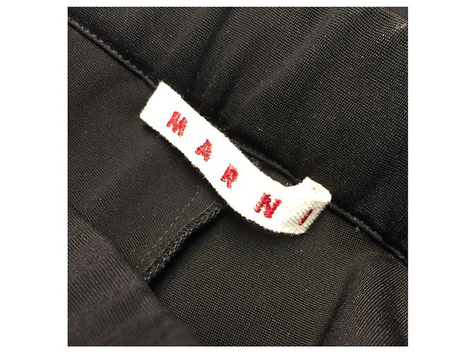 Pantalones MARNI T.IT 40 Viscosa Negro - vista 5