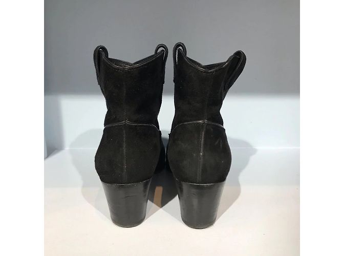 GIANVITO ROSSI Stivaletti T.EU 39.5 Camoscio Nero - vista 4