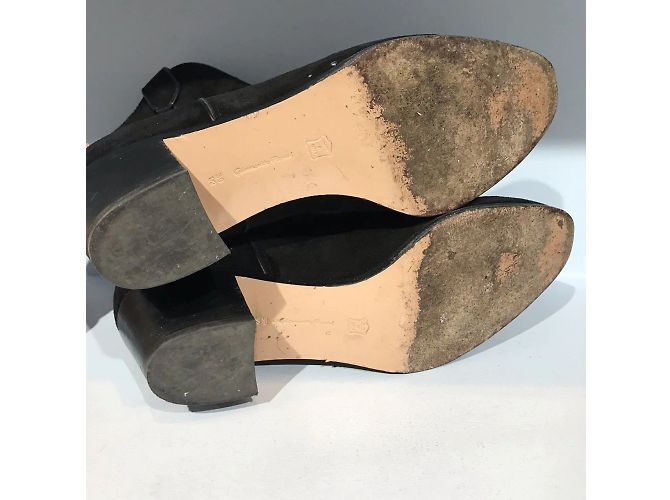 GIANVITO ROSSI Stivaletti T.EU 39.5 Camoscio Nero - vista 5