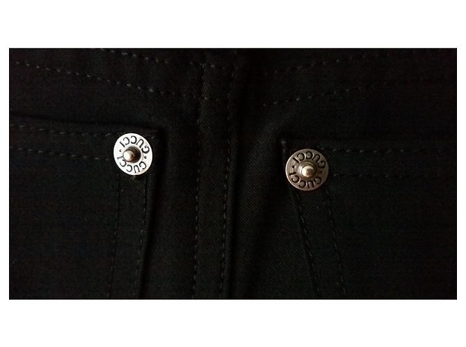 GUCCI JEANS SCHNITTHOSEN. Schwarz - Ansicht 9