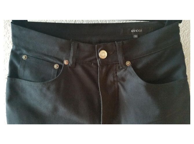 GUCCI JEANS SCHNITTHOSEN. Schwarz - Ansicht 5