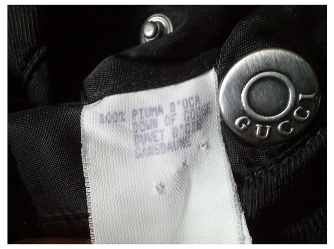 GUCCI JACKET BLACK DOWN JACKET WITH FUR COLLAR. - view 5