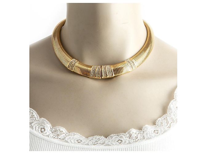 Girocollo Christian Dior D'oro - vista 4
