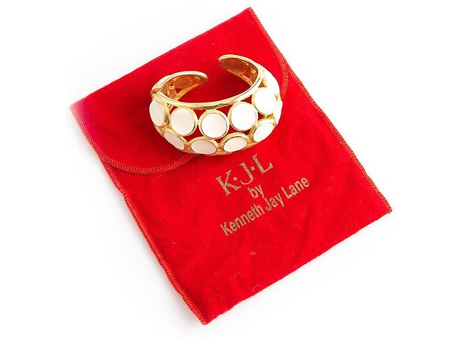 Bracciale con stella in metallo dorato Kenneth Jay Lane D'oro - vista 2
