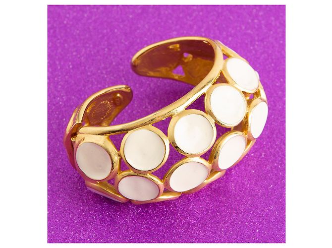 Bracciale con stella in metallo dorato Kenneth Jay Lane D'oro - vista 4