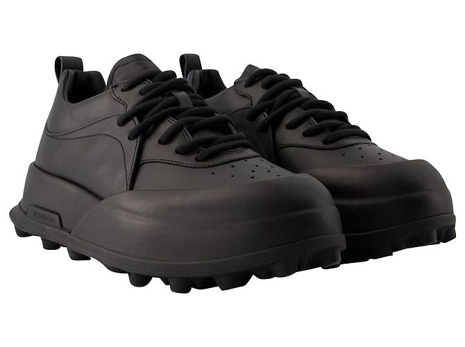 Scarpe da ginnastica Jil Sander - Pelle - Nere - vista 2