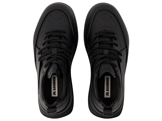 Scarpe da ginnastica Jil Sander - Pelle - Nere - vista 4