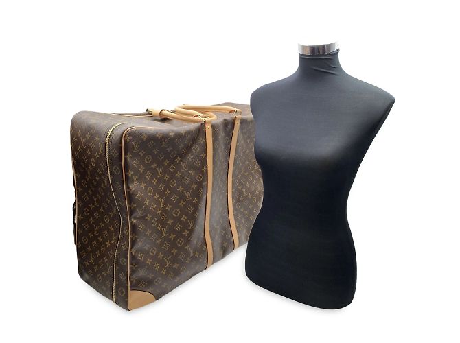 Louis Vuitton Tela monogramma Sirius 70 valigia M41400 Marrone - vista 2