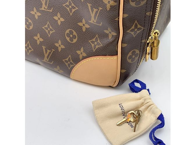 Louis Vuitton Tela monogramma Sirius 70 valigia M41400 Marrone - vista 8