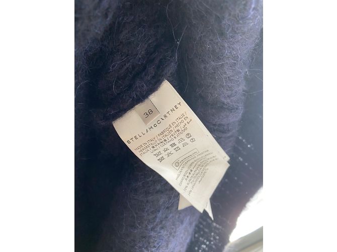 Stella Mc Cartney Stella McCartney Strickwaren T.FR 38 Wolle Marineblau - Ansicht 5
