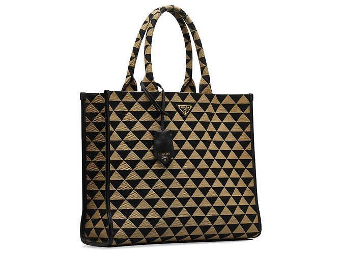 Prada Brown Symbole Triangolo Tote - Ansicht 2