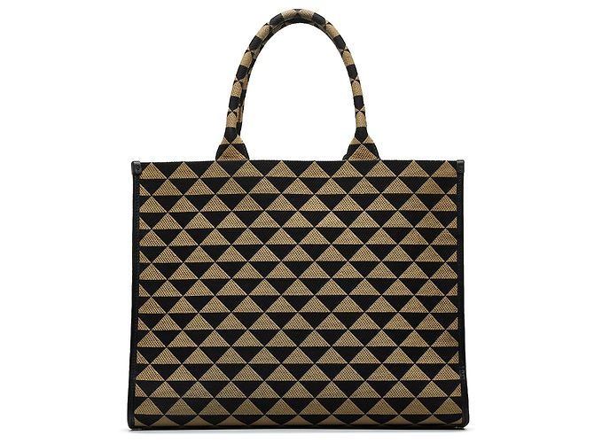 Prada Brown Symbole Triangolo Tote - Ansicht 3