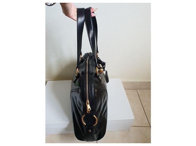 Borsa Yves Saint Laurent Nera in Pelle lucida Nero - vista 6