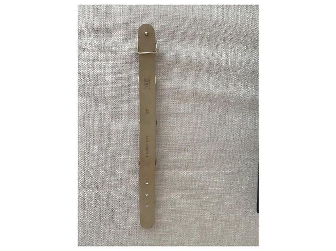Pulsera Chanel de cuero Eggshell Blanco roto - vista 8