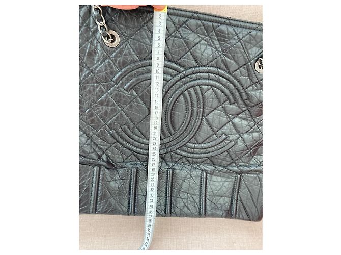 Bolso tote Chanel de piel negra Negro - vista 14