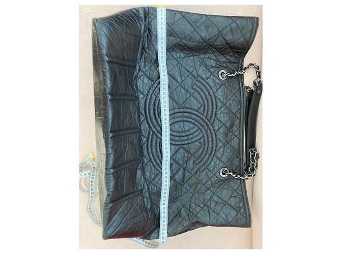 Bolso tote Chanel de piel negra Negro - vista 17