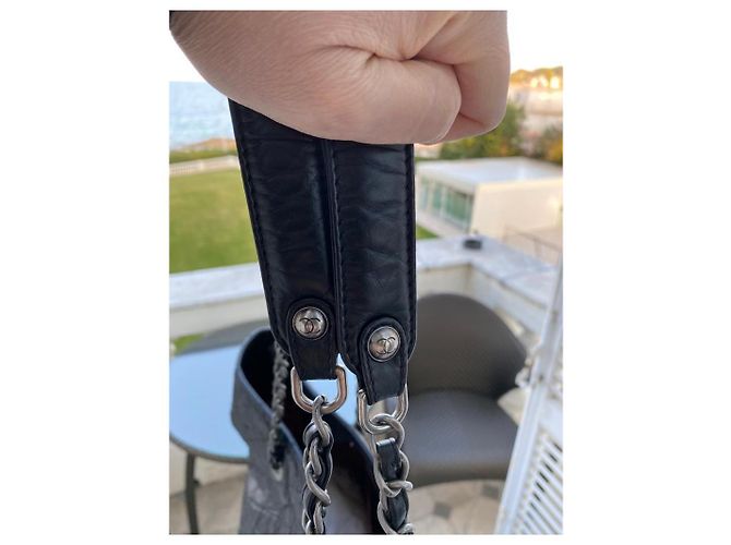 Bolso tote Chanel de piel negra Negro - vista 20