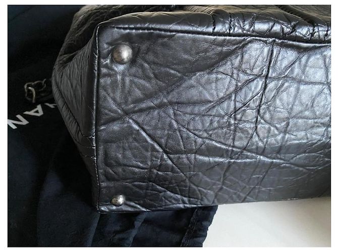 Bolso tote Chanel de piel negra Negro - vista 7