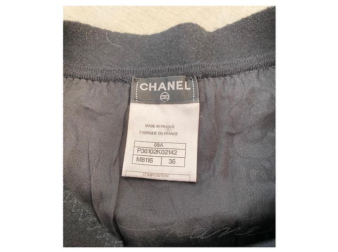 Chanel Kleid aus Wolle Schwarz - Ansicht 3