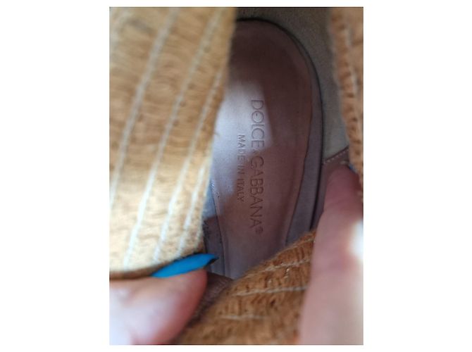 Botines Dolfie de tela beige - vista 5