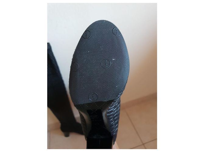 Botas Chanel de piel negra Negro - vista 5