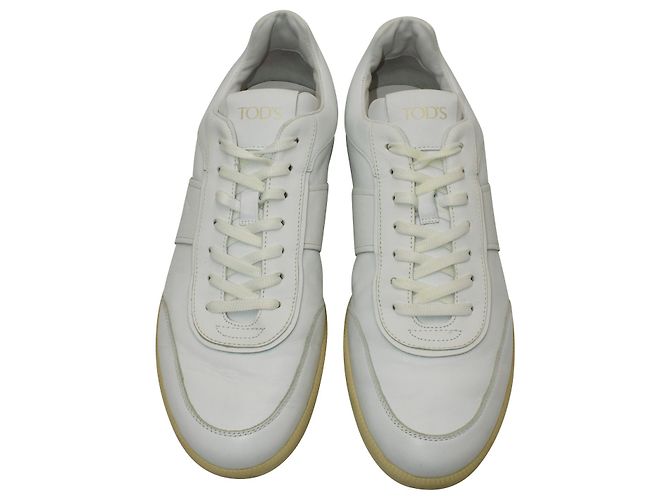 Sneakers basse Tabs di Tod's in pelle bianca Bianco - vista 5