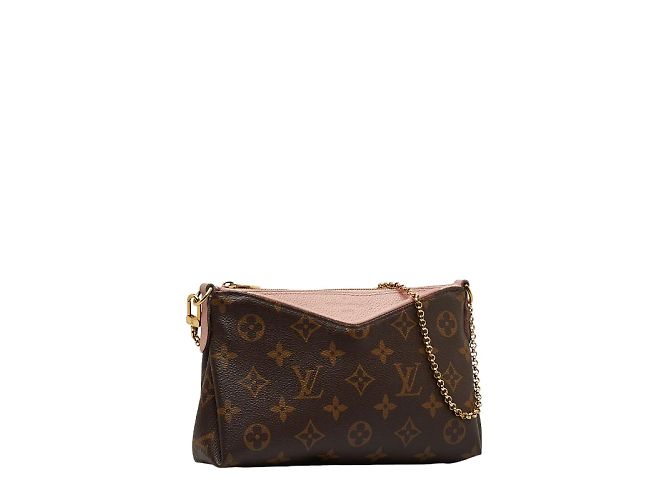 Louis Vuitton Pochette Pallas con monogramma M44037 Marrone - vista 3