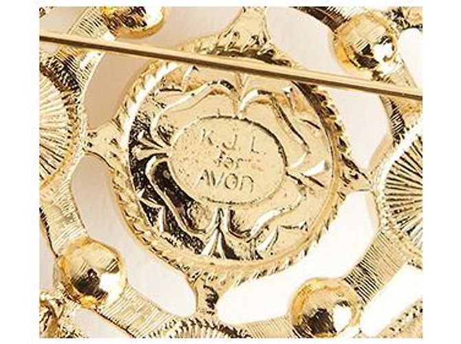 Kenneth Jay Lane Spilla con scudo maltese D'oro - vista 6