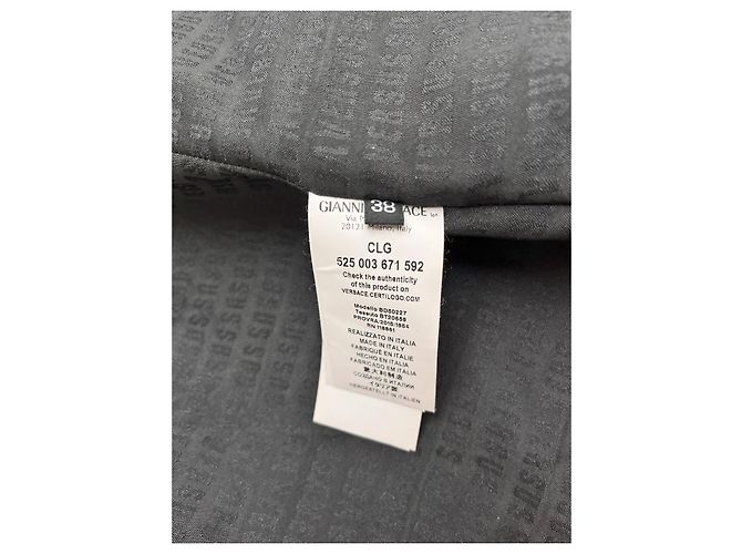 Gianni Versace Kleid Schwarz aus Polyester - Ansicht 10