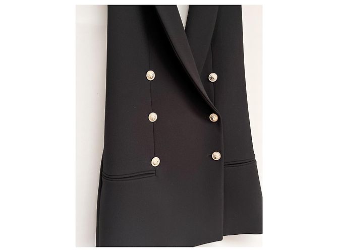 Gianni Versace Kleid Schwarz aus Polyester - Ansicht 2