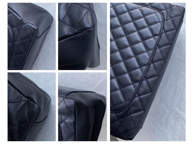 Chanel Borsa shopping classica GST Grand Blu navy - vista 9