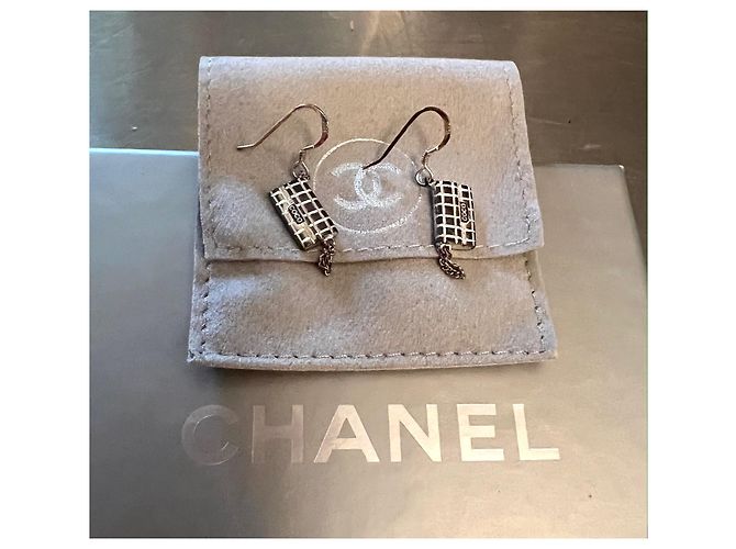 Chanel Ohrringe Silber limitierte Auflage - Ansicht 2