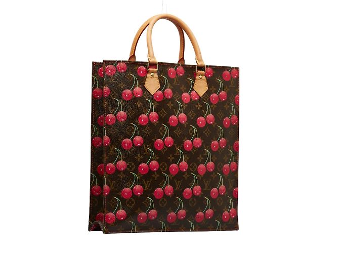 Louis Vuitton Monogram Cerises Sac Plat M95010 Marrone - vista 2