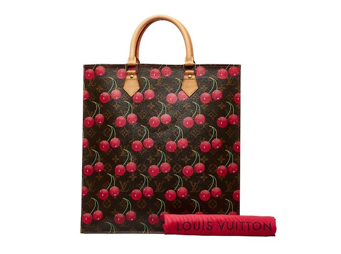 Louis Vuitton Monogram Cerises Sac Plat M95010 Marrone - vista 8
