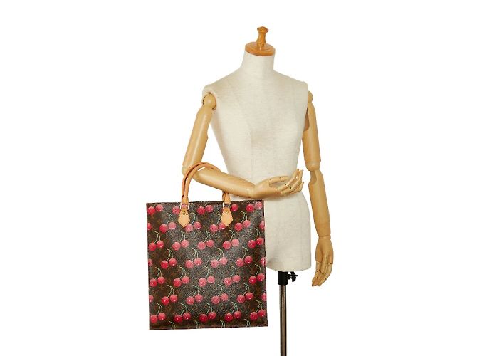 Louis Vuitton Monogram Cerises Sac Plat M95010 Marrone - vista 9