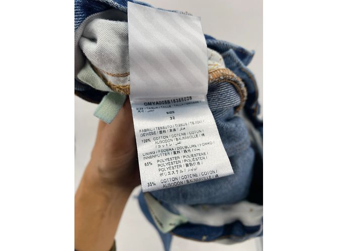 Off White Camiseta vaquera OFF-WHITE.US 32 Algodón - vista 4