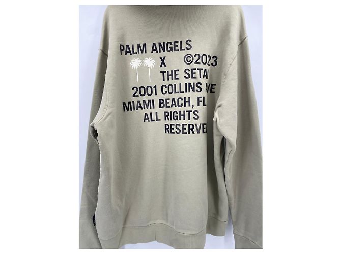 PALM ANGELS Pulls et sweat-shirts T.International L Coton - vue 4
