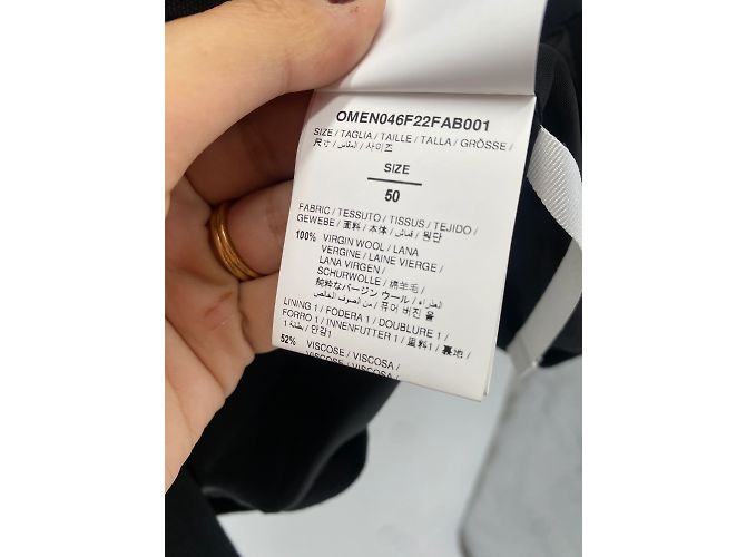 Off White Off-White Jacken T.FR 50 Wolle Schwarz - Ansicht 4