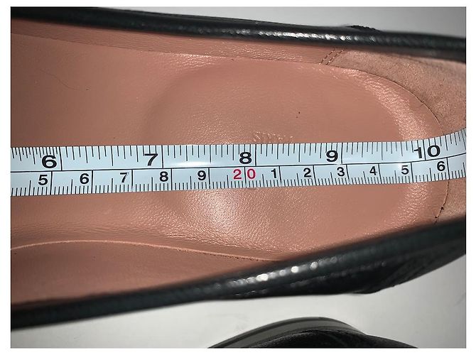 Ballerine Hermès in pelle nera taglia 38.5 Nero - vista 4