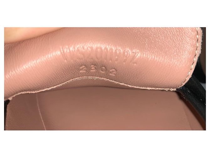 Ballerine Hermès in pelle nera taglia 38.5 Nero - vista 6