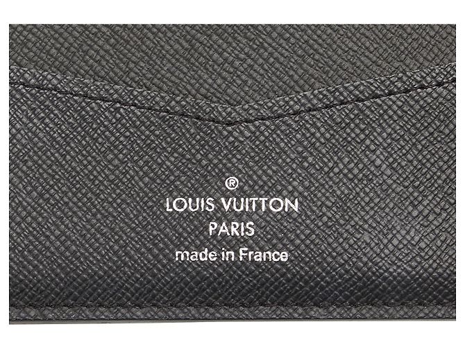 Louis Vuitton Black Damier Graphite Slender Wallet Schwarz - Ansicht 6