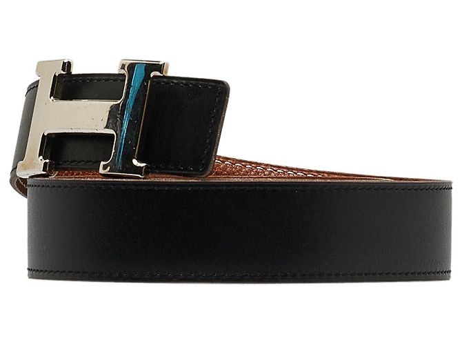 Hermès Hermes Schwarzer Constance Wendegürtel - Ansicht 2