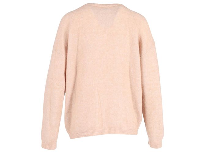 Suéter de punto cepillado de Acne Studios en mohair melocotón - vista 3