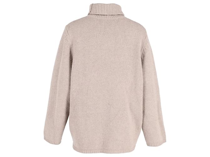 Totême Toteme-Rollkragenpullover aus beiger Wolle - Ansicht 3