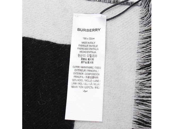 Burberry Wollschal mit Logo - Ansicht 5