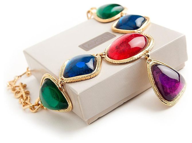 Collana con placca multicolore Kenneth Jay Lane - vista 4