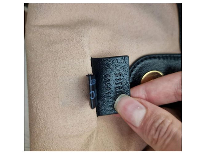 Borsa Gucci in pelle nera Nero - vista 3