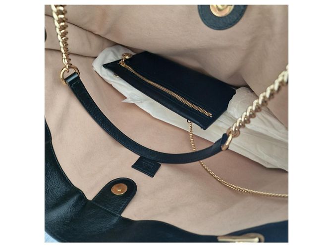 Borsa Gucci in pelle nera Nero - vista 5