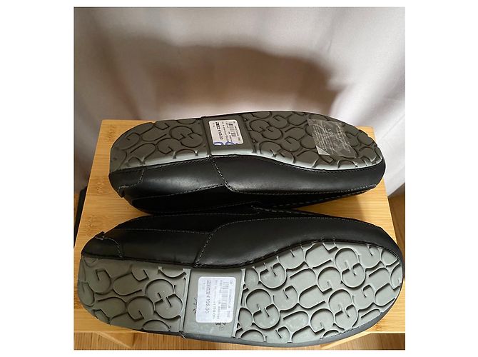 Nuovo Ascot UGG Mocassini foderati in pura pelliccia Nero - vista 9